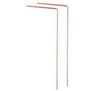 2pcs Copper Dowsing Rod Detection Tool for Water Source Finding