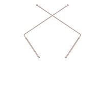 2PCS Copper Dowsing Rods for Water Detection, Treasure Hunting & Mineral Locating - 99.9% Pure Copper Probe Rods, 4.92" Handle × 12" Length, Lightwe