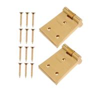 2Pcs Copper Flap Hinges,Cabinet,Golden Flip-Down Folding Table for Drop Leaf Tables Sewing Machines Desktops Heavy Duty Finish