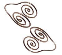 2PCS Copper Palm Ring,Copper Spiral Hand Rings,Reiki Spiral copper Hand Rings,Handmade C/oppers R/ings,Reiki Energy Bracelets,Handmade C/opper Cuffs for Crystal Work,Meditation Gift for Women and Men