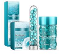 2PCS Copper Peptide Capsule Serum & Vitamin B5 Face Serum Capsules - Anti-Aging Serum for Face with Hyaluronic Acid, Collagen Boosting, Skin Tightening & Deep Hydration, Anti Wrinkle & Fine Lines