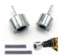 2PCS Copper Pipe Cleaner for Drill with 2PCS Replacement Brushes 15&22mm Drill Tube Cleaning Brush Upgraded Carbon Steel Copper Pipe Tube Cleaning Brushes for Pipe Oxide Rust Removal