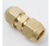 2PCS Copper Pipe Double Nipple Connector Effective for Air Conditioning Use with Smooth Installation (5/8(1/2(12.7mm))