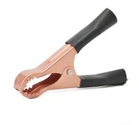 2pcs Copper-Plated Clips for Battery Chargers, Jump Starters & Voltage Testers - 80mm Length, 25mm Max Opening, Red/Black Pair, Industrial-Grade