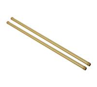2pcs Copper Straight Stem Pipe M10 Threaded Extension Tube for Lamps