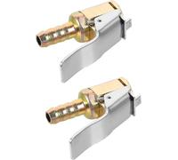 2pcs Copper Tire Inflator Air Chuck Locking Clip 6mm Quick Connect for Car Tire Compressor Inflation, 2pcs Copper Tire Inflator Air Chuck Locking Clip 6mm, Automotive Maintenance, DIY Repair, Garag...