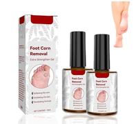 2Pcs Corn Remover for Feet & Toes,Extra Strength Callus & Wart Removal Treatment,Fast Acting Gel & Plasters for Hard Corns,Plantar Warts & Foot Pain Relief,Callus Remover,Corn Treatment Liquid