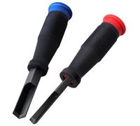 2PCS Corner Chisel, 90° Square Mortise Chisel, Chrome-Vanadium Steel Wood with Comfortable Grip for Cutting Square Mortise, Door Installation, Wood Carving, Framing, Woodworking Tools