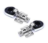 2Pcs Corrosions Resistant Hydraulic Cabinet Hinges Replacement Kitchen Cupboard Glass Door Hinge for Glass Doors Display Cabinet Hinge