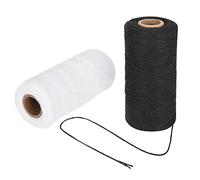 2Pcs Cotton Warp Thread for Loom Weaving - 250m Strong Thin Yarn Suitable for Carpets Ribbons Blankets