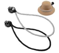 2pcs Cowboy Hat Mounts for Your Vehicle Hat Holder Rack with Suction Cup Universal Cowboy Hats Hanger Car Accessories to Keeps Your Hats Securely on The Dash for Trucks, Suvs, Cars (Black/Gray)