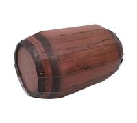 2Pcs Cowboy Table Decorations Simulation Wooden Wine Barrel Props for Western Theme Party Supplies for Birthday Celebrations and Weddings Unique Rustic Decor