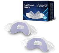 2PCS CPAP Nasal Mask Compatible with Resmed Airtouch N30i & Airfit N30i, Including 1PC Fabric Nasal Pillow & 1PC Velvet Nose Mask, Great Value CPAP Accessories Supplies by BlessEase, Purple (Medium)