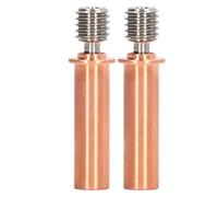 2Pcs CR6 SE Bimetal Heatbreak Upgrade All Metal Heatbreak Alloy and Copper Bimetal Throat Nozzle for 3D Printer CR-6, SE, Max, CR-5 PRO 3D Printer Hotend Parts