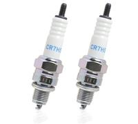 2pcs CR7HSA Spark Plugs, High-Performance Replacement for Ngk 4549 CR7HSA, Professional Nickel Alloy Standard Spark Plugs for a Range of Scooter and Motorcycle Engines