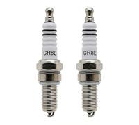 2pcs CR8E/CR9E Spark Plugs - Motorcycle Spark Plug Replacement - 10mm Thread - Improved Fuel Efficiency for RG94C (CR8E/CR9E Random Delivery)