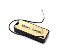 2Pcs Cream/black Single Coil Soap Bar Pickups For P-90 P90 For LP For Gb Electric Guitar Parts 50mm / 52mm Hole(Gelb)