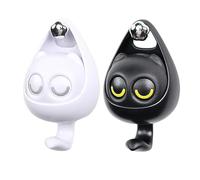 2PCS Creative Cute Wink Cat Hooks, Cat Key Hook, Self Adhesive Cat Hooks, Cute Wall Hanger, Creative Animal Coat Hook, Animal Decorative Wall Hanger, Wall Hangers for Coat, Scarf, Hat, Towel, Bag (A)