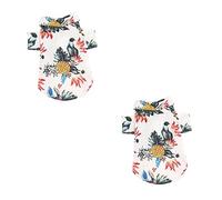 2pcs Creative Dog Costume Small Dog Clothes Dog Vest Cloth Pajama Shirts Dog Customs for Halloween Dog Summer Clothes Su