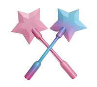 2PCS Credit Card Wand, 3D Printed Wand Tap to Pay, Star Magic Wand Contactless Payment Card Holder, Tap to Pay Credit Card Wand Pink