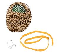 2PCS Critter Cuddler, Hamster Travel Carrier Pet 3Colors 3Types Small Animals Hedgehog Rat Small Guinea Pig Carrier Bag for Small Animals (Leopard Print)