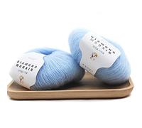 2Pcs Crochet Mohair Yarn Wool Chunky Soft Fluffy Balls, 25g/Roll Multicolor Cashmere Knitting Wool Yarn for Knitting, Crochet, DIY Shawl Scarf Hand Craft