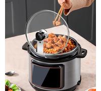 2Pcs Crock Pot Lid Holder - Stainless Steel Stand for Slow Cooker Lids, Compact Design for Space Saving Kitchen Organization, Multi-Purpose Use for Bakeware Lids (Silver)