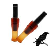 2PCS Crow Rook Call Whistle, 4.72 Inch, Biomimetic Crow Whistle, Imitation Bird Caller, Crows Decoying Callers with Realistic Sound, Bait Entrapping Whistle Calls for Seasoned Professionals, 3 * 12cm