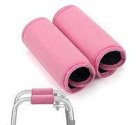 2Pcs Crutches Handle Pads, Walking Crutches Cover, Crutch Handle Covers Accessories for Folding Rolling Wheelchair, Crutch Pads Rollator Handles, Padded Walker Hand Grips, Senior, Elderly Grippers