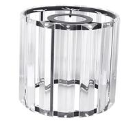 2pcs Crystal Ceiling Light Shades Middle Hole 3CM Unique Art Lampshade Black Iron Sparkling Light Pendant Lamps Elegant Chandelier Lamp Shades