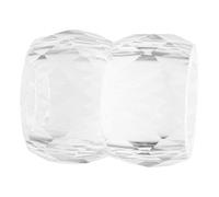 2pcs Crystal Napkin Rings Design for Dining Table Decor and Weddings | Elegant Styling, Secure Hold for Paper or Cloth Napkins, Easy to Use at Special Occasions