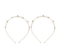2pcs Crystal Star Moon Headband, Double Row Metal Hairband for Women | Layered Sparkling Embellishments, Silver or Gold Styling, Comfortable Fit for Bridal Veils, Parties, Workouts and Photos