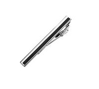 2pcs Cuffs Metal Tie Clip for Men Necktie Tie Pin Clip Gentlemen's Tie Clip Crystal Tie Clip Necktie Clip for Men (Metal Color: B) (E)