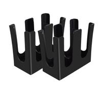 2pcs Cup Holder for Countertop 2 Compartment Acrylic Organizer