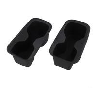2pcs Cup Holder Storage Tray for Hyundai Santa Fe 2024 2025, 3rd Row Accessory to Keep Drinks Secure and Quiet