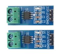2Pcs Current Sensors Module NonContact Hall Effect Technology High Linearity for Industrial Electronics Projects Noncontact Current Detectors Module