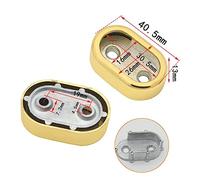 2pcs Curtain Shelf Flap Furniture Fitting Closet Rod Poles Rack Hangings Rod Holder Flange End Bracket Clothes Tube Wardrobe Pipe Flange Seat
