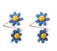 2Pcs Curtain Tieback Flower Window Bind Holdback Buckles Clips Drapery Holders Decorative Curtains Holdbacks Tiebacks
