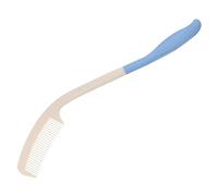 2pcs Curved Handle Comb Reusable Comb Household Comb Combs Hairbrush Elderly Reach Comb Suit The Aged People Comb Disabled People Long Handle Comb Arc Hair Comb Equipment Plastic