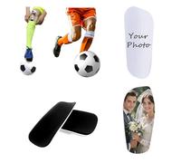 2Pcs Custom Shin Guards for Soccer, Personalised Football Protective Gear with Photo, Customised Picture Football Match Protective Shin pad Gifts for Players (M-Teenagers)