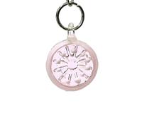 2PCS Cute Orange Slice & Lemon Glass Pendants, Mini Fruit Charms for DIY Jewelry Making and Holiday Craft Supplies