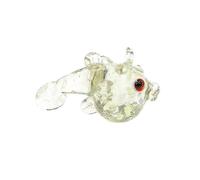 2PCS Cute Puffer Fish Glass Pendant, Ocean Animal Charms for DIY Jewelry Making and Themed Craft Supplies (3.2cm)