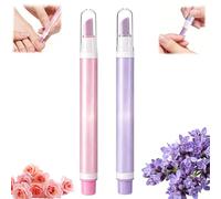 2Pcs Cuticle Pusher Oil Pen, 2026 New 2-in-1 Nail Ceramic Cuticle Remover Pens, Portable Nail Oil Pen Care Tool for Dry Nails Hydrates Cuticles, Fingernail Toenail Moisturize Strengthen Brighten