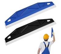 2Pcs Cutting in Tool,12" Straight Paint Edger Tool,Multi-Functional Precision Paint Guard for Walls,Skirting Boards,Door Frames,Carpet,Combining Scraping, Cutting-in and Smearing Protection