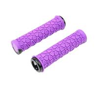2PCS Cycle Handle Holds Moistureproof Silicone Protect 22.2mm Diameter Compatible Ventilated Pattern Strengthened Grip Management Against Slip Locking Mechanism Identity Locking Cycle Holds Tool