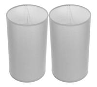 2pcs Cylinder Lamp Shades for Table Lamps, Cloth Decorative | Easy Maintenance, Eye Protection, Cylindrical Shape, Office and Hotel Use, Compatible with Lampshades for Table Lamps