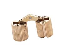 2Pcs Cylindrical Concealed Furniture Hinges Brass Barrels Hinge Invisible Door Hardware Cylindrical Concealed Furniture