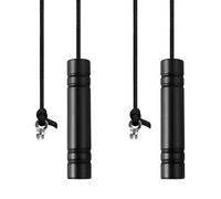 2PCS Cylindrical Light Pull Cord 5.8*1.2cm Black with 150cm Extension