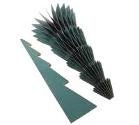 2pcs D Colored Paper Honeycomb Christmas Tree Magnetic Decoration