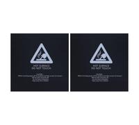 2pcs D Printer Hot Bed Sticker 220x220mm Square PC Build Plate